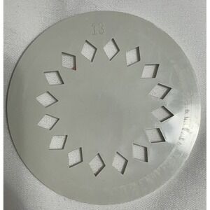 Pampered Chef Cookie Press Parts Cookie Disc # 13 Replacement Disc Fast Shipping
